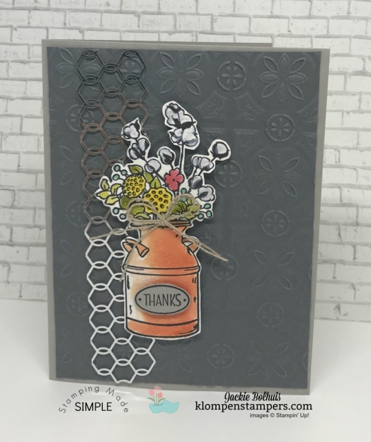Stampin' Up! Card Design Ideas Using Country Home by Jackie Bolhuis