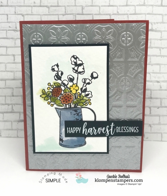 How to make a greeting card with texture by Jackie Bolhuis