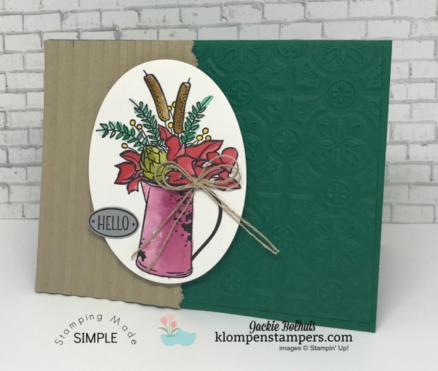 Greeting card making ideas and how to add texture to your cards with Jackie Bolhuis