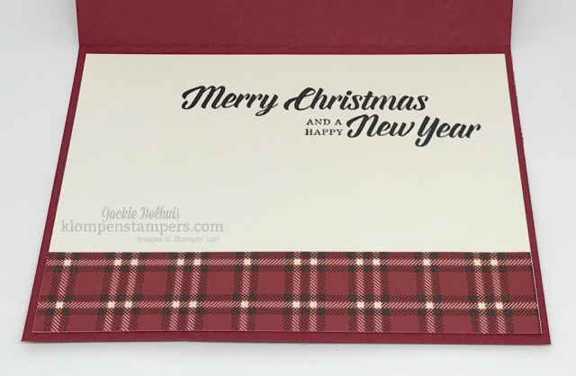 Stampin' Up Christmas Cards by Jackie Bolhuis, Klompen Stampers