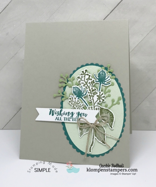 The Stampin' Up! First Frost stamp set is so versatile