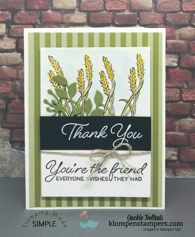 Fall Friendship Card Featuring Blended Seasons Bundle