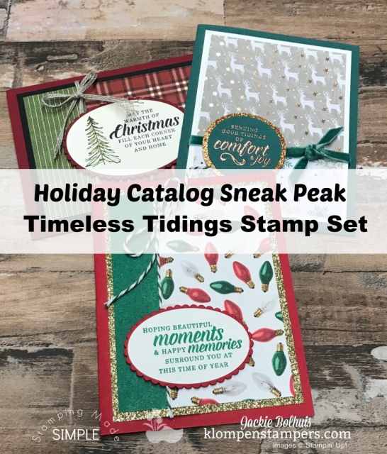 Stampin Up Holiday Catalog Sneak Peak 2018