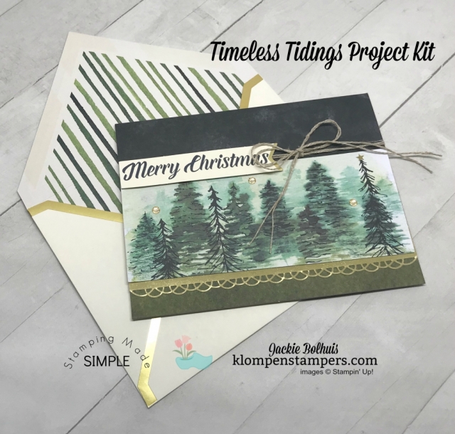 DIY Christmas Card ideas made easy with Jackie Bolhuis, Klompen Stampers