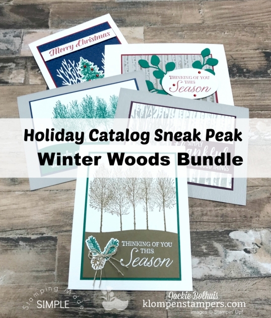 Stampin' Up! Winter Woods Bundle
