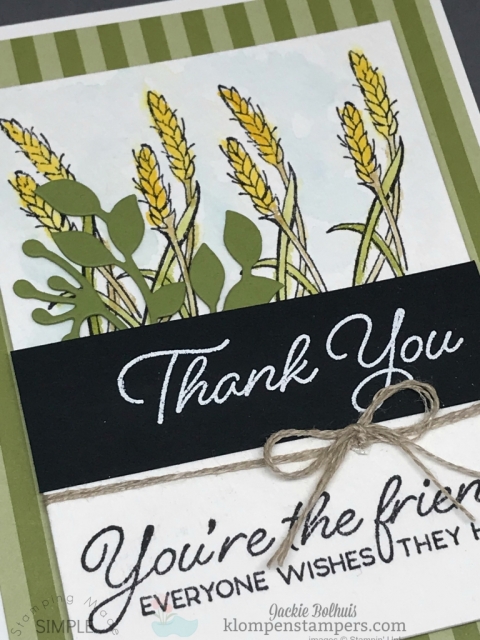 Stampin' Up! Blended Seasons by Jackie Bolhuis Klompen Stampers