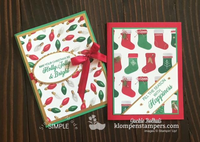 Easy Christmas Cards by Jackie Bolhuis, Klompen Stampers has 4 cards to share today featuring the Stampin' Up! Dashing Deer Stamp set. #cardmaking #greetingcards #stampinupcards #christmascards #jackiebolhuis #klompenstampers