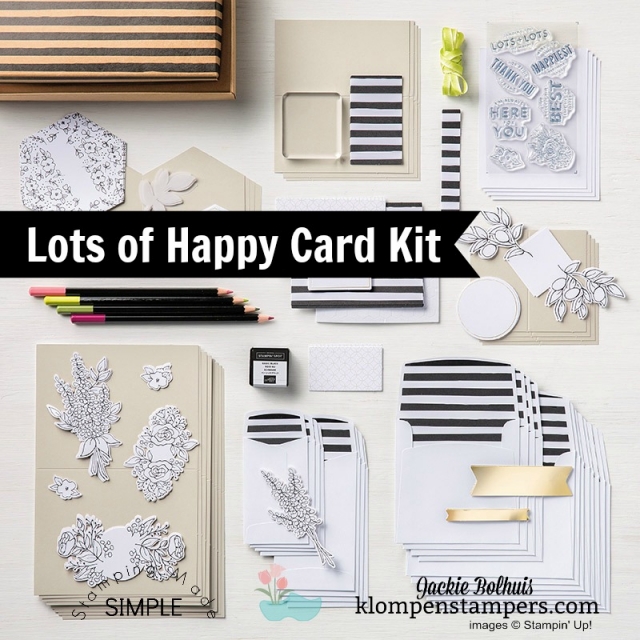 Card Kits on Sale! World Card Making Day Sale on Card Kits October 1-7, 2018 #cardmaking #jackiebolhuis #klompenstampers
