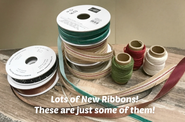 New Ribbons in the 2018 Stampin' Up! Holiday Catalog