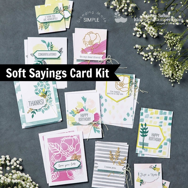 Card Kits on Sale! World Card Making Day Sale on Card Kits October 1-7, 2018 #cardmaking #jackiebolhuis #klompenstampers