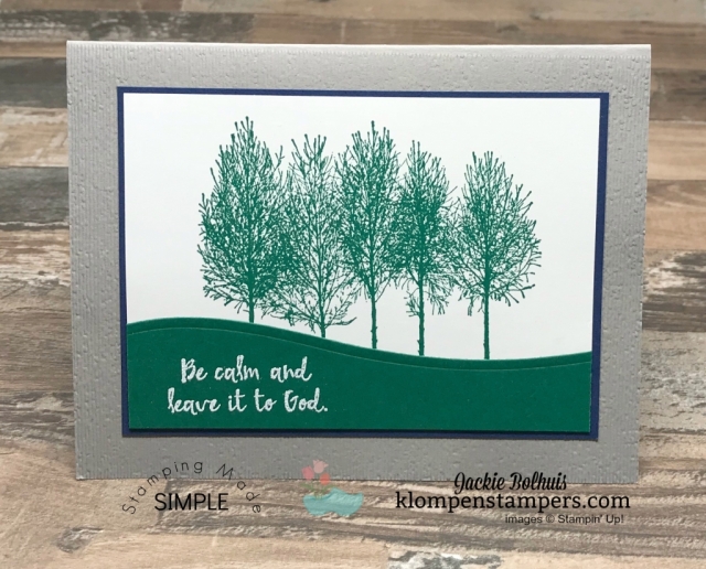 Card Tutorial with Jackie Bolhuis. Need quick greeting card design ideas for masculine cards? I've several to share with you today and even more ideas in the blog archives! #cardmaking #stampinupcards #jackiebolhuis #klompenstampers