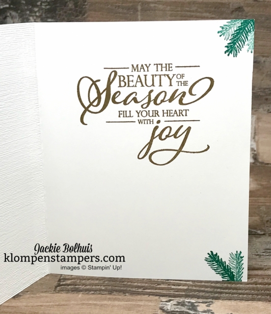 Card Tutorial with Jackie Bolhuis. Need quick greeting card design ideas for masculine cards? I've several to share with you today and even more ideas in the blog archives! #cardmaking #stampinupcards #jackiebolhuis #klompenstampers