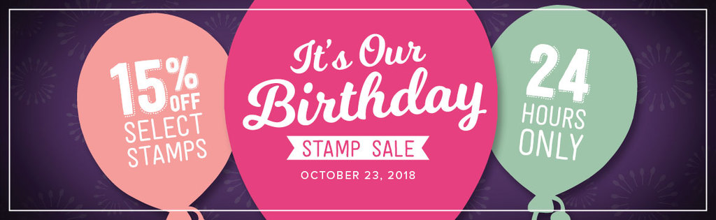 Sale! Stampin' Up! is turning 30 and to celebrate there is a ONE DAY sale, Tuesday, October 23, 2018. Visit Jackie Bolhuis www.klompenstampers.com to order and find more details!