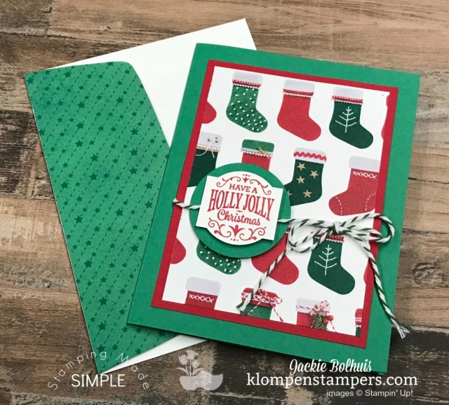 Holiday Cards with Matching Envelopes! Jackie Bolhuis has a video tutorial showing you step by step how to create these 6 Christmas cards with matching envelopes, stamped sentiments, and lots of tips & tricks. Make these handmade cards in under 1 hour. #christmascards #greetingcards #cardmaking #klompenstampers #JackieBolhuis