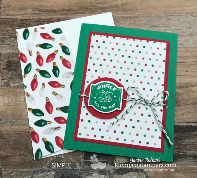 Holiday Cards with Matching Envelopes! Jackie Bolhuis has a video tutorial showing you step by step how to create these 6 Christmas cards with matching envelopes, stamped sentiments, and lots of tips & tricks. Make these handmade cards in under 1 hour. #christmascards #greetingcards #cardmaking #klompenstampers #JackieBolhuis