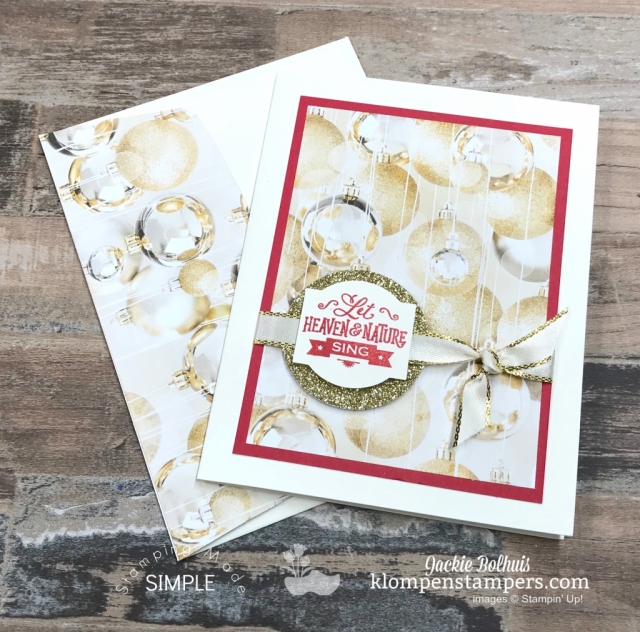 Holiday Cards with Matching Envelopes! Jackie Bolhuis has a video tutorial showing you step by step how to create these 6 Christmas cards with matching envelopes, stamped sentiments, and lots of tips & tricks. Make these handmade cards in under 1 hour. #christmascards #greetingcards #cardmaking #klompenstampers #JackieBolhuis