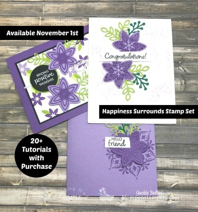 Snowflake Showcase: New Card Making Designs! From Christmas Cards to All Occasion cards these greeting cards and new stamp sets are loaded with fun. Jackie Bolhuis shares a video tutorial showing you lots of ideas made with this new set. Click to view. #greetingcards #cardmaking #stampinupcards #christmascards #jackie Bolhuis #klompenstampers