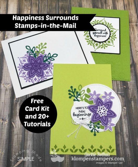 Card Making Kits by Jackie Bolhuis, Klompen Stampers. Enjoy these step by step card making kits full of paper crafting fun!!