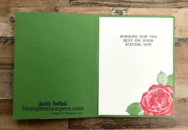Any Occasion Cards made quick, easy, & beautifully. Join Jackie Bolhuis with Klompen Stampers for this step by step card making tutorial. #greetingcards #cardmaking #stampinupcards #jackiebolhuis #klompenstampers