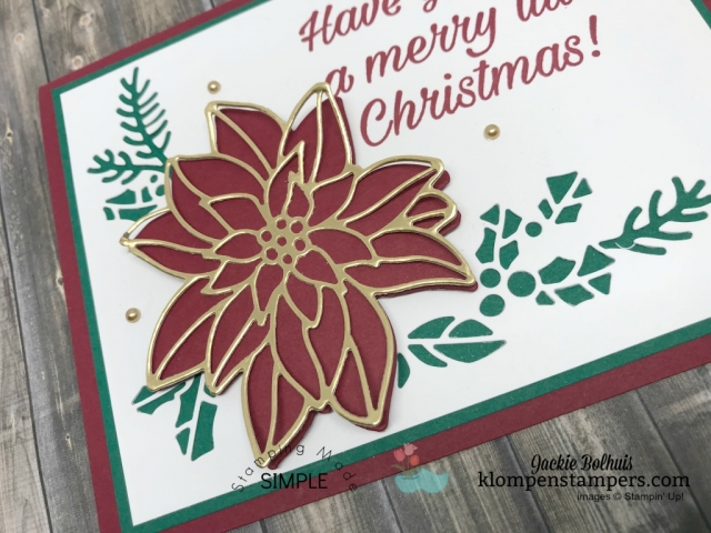 2 Ways to Use the Same Die in Cardmaking- Jackie Bolhuis teaches you 2 ways to use the same die to make 2 different handmade cards. Lots of die cutting tips and tricks offered too. For tutorial and other cardmaking ideas visit www.klompenstampers.com- Look for the November 9, 2018 post. #cardmaking, #greetingcards, #christmascards, #jackiebolhuis, #klompenstampers,