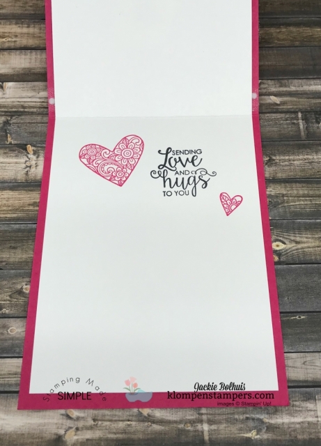 Encouragement Card & Thinking of you Card Video Tutorial with Jackie Bolhuis. -www.klompenstampers.com-October 24, 2018 post. Learn how to make this window card as well as find plenty of other card making design ideas! #cardmaking #greetingcards #stampinupcards #jackiebolhuis #klompenstampers