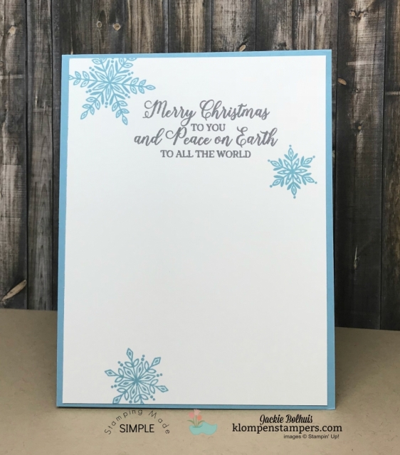 Learn how to make a watercolor wash with this video tutorial, as well as how to use your Stamparatus, or favorite stamp positioning tool, to get some depth to your stamped images. Jackie Bolhuis-Klompen Stampers-www.klompenstampers.com #cardmaking #greetingcards #stampinupcards #JackieBolhuis #KlompenStampers