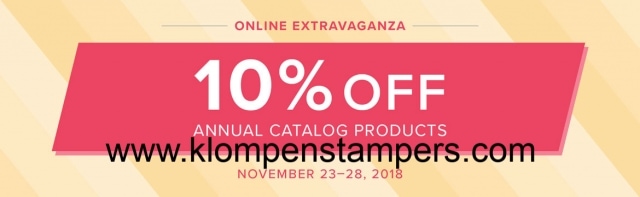 Stampin' Up! Sale November 2018 