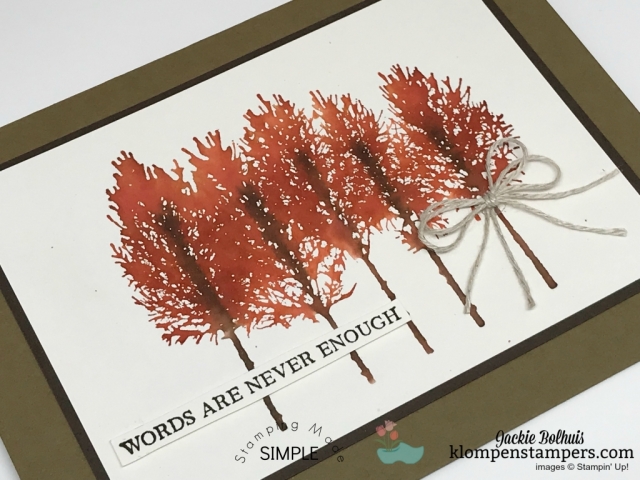 Stampin' Up! Winter Woods Handmade Cards