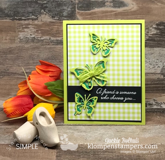Beauty Abounds Card Image with Green Butterflies Beauty Abounds Card Image with Green Butterflies