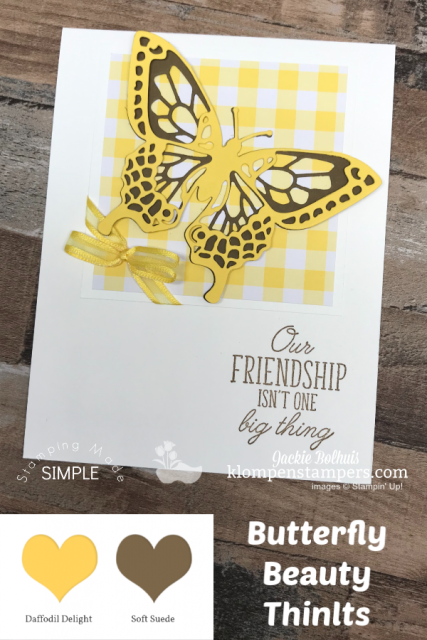Beauty Abounds Card Image with Yellow Butterflies Beauty Abounds Card Image with Yellow Butterflies