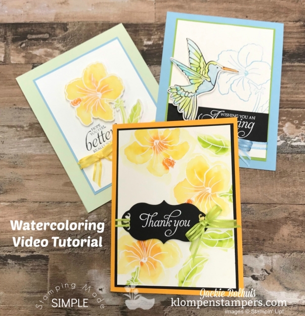 3-Stunning-Watercolor-Greeting-Cards-Humming-Along-Stamp 3-Stunning-Watercolor-Greeting-Cards-Humming-Along-Stamp