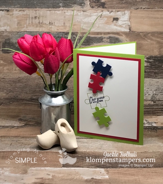 One Piece at a Time made with Stampin' Up! Love You to Pieces