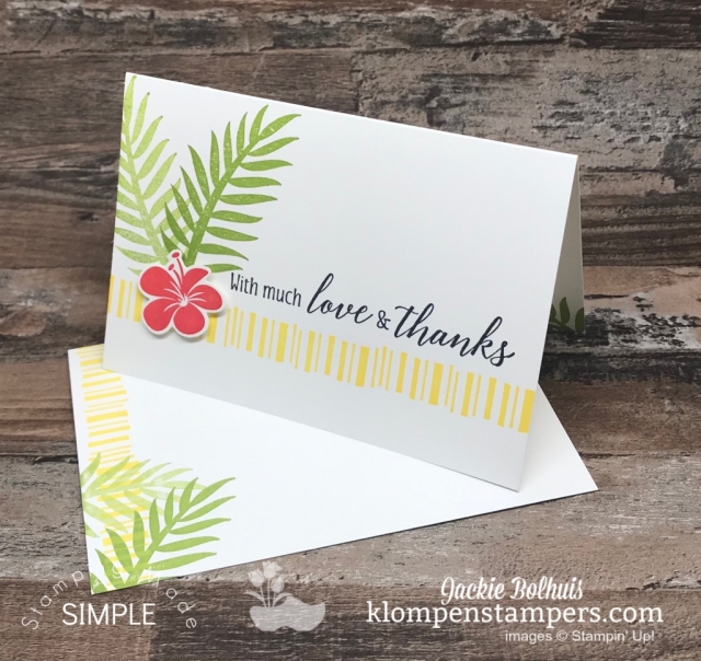 Thank-You-Card-Hand-Stamped-by-Jackie-Bolhuis-Green-Leaves-and-Red-Flower Thank-You-Card-Hand-Stamped-by-Jackie-Bolhuis-Green-Leaves-and-Red-Flower
