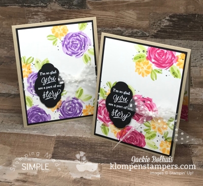 Easy-and-Beautiful-Handmade-Card-with-Purple-and-Pink-and-Yellow-Flowers