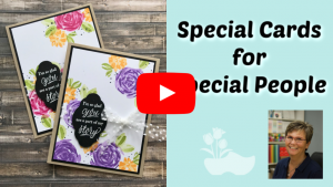 Easy-and-Beautiful-Handmade-Card-with-Purple-and-Pink-and-Yellow-Flowers
