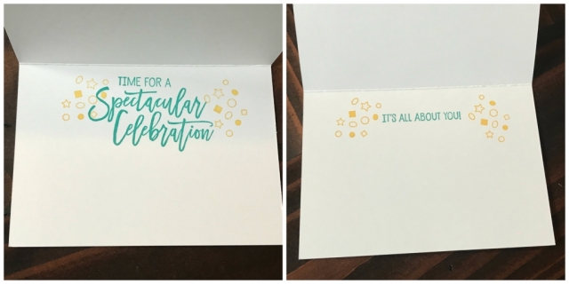 Simple Stamping Birthday Greetings for the Inside of the Cards