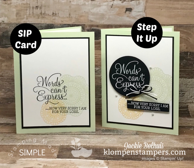 Simple-Stamped-Card-next-to-Stepped-Up-Greeting-Card-in-Mint-Green-and-Black Simple-Stamped-Card-next-to-Stepped-Up-Greeting-Card-in-Mint-Green-and-Black