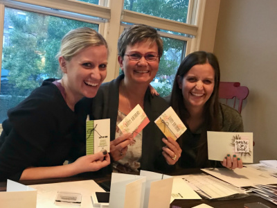 SIP Stamping With My Girls is the Best