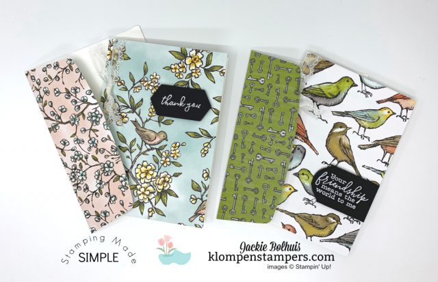 Handmade-Notecards-Made-With-Stampin-Up-Bird-Ballad-Designer-Paper Handmade-Notecards-Made-With-Stampin-Up-Bird-Ballad-Designer-Paper