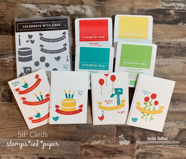 Birthday-Card-Ideas-with-Celebrate-With-Cake-Stamp-Set