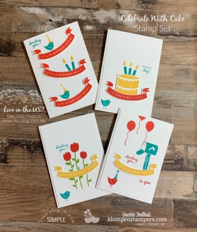 Birthday-Card-Ideas-with-Celebrate-With-Cake-Stamp-Set