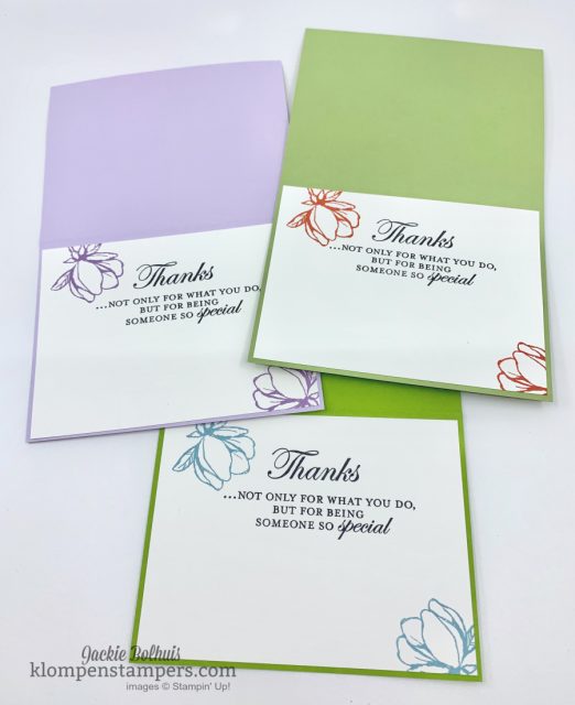 Simple-Watercolor-Cards-with-Stamped-Thanks-for-Being-Special-Greeting-on-the-Inside
