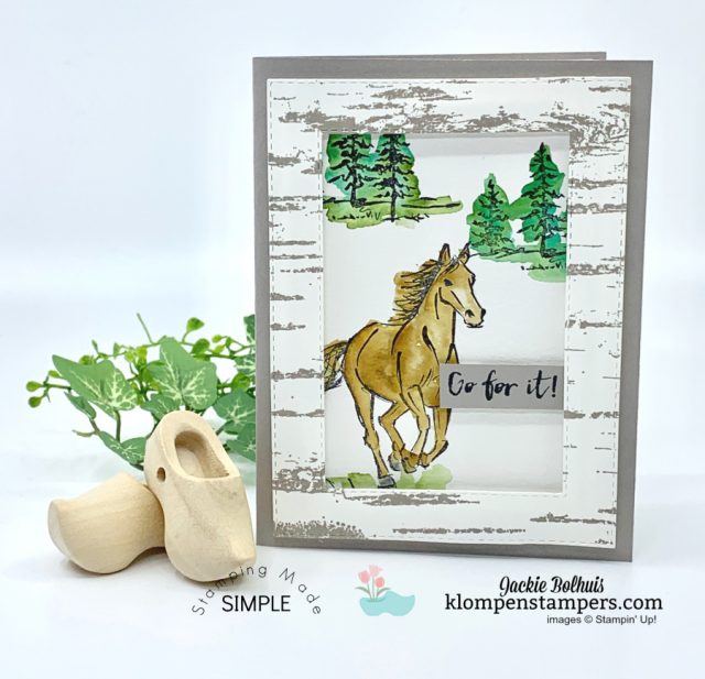Watercolor-Method-on-Handmade-Card-Stamped-with-a-Horse-and-Trees
