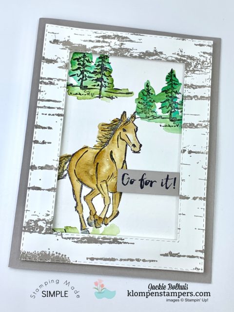 Watercolor-Method-on-Handmade-Card-Stamped-with-a-Horse-and-Trees