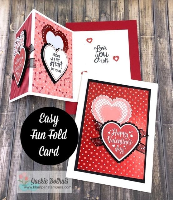 Valentine-Cards-to-Make-Fun-Fold-Card-with-Red-Hearts Valentine-Cards-to-Make-Fun-Fold-Card-with-Red-Hearts