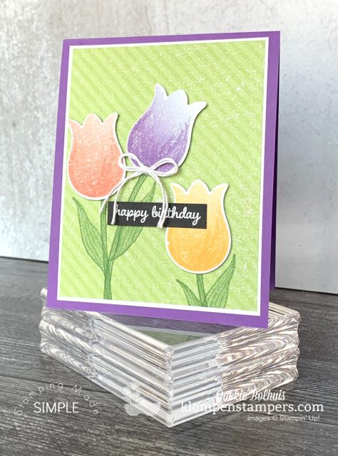 Make-Vibrant-Quick-Cards-Handmade-Birthday-Card-with-Tulips-Paper-Punched