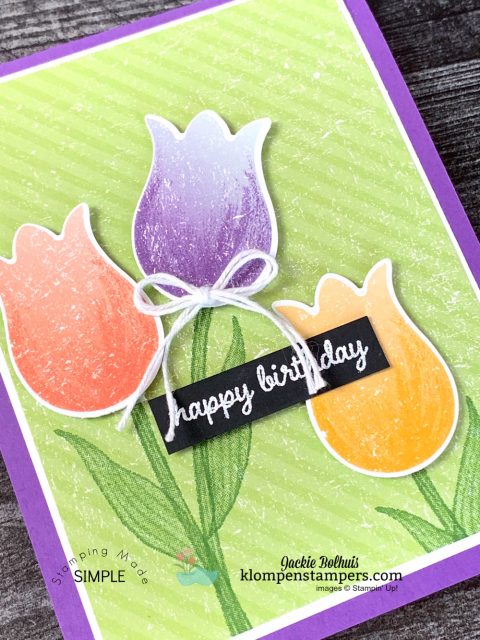 Make-Vibrant-Quick-Cards-Handmade-Birthday-Card-with-Tulips-Paper-Punched
