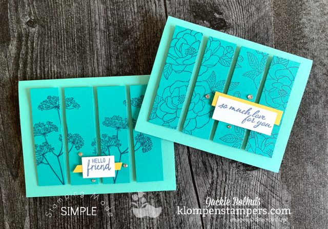Greeting cards made with a free card kit