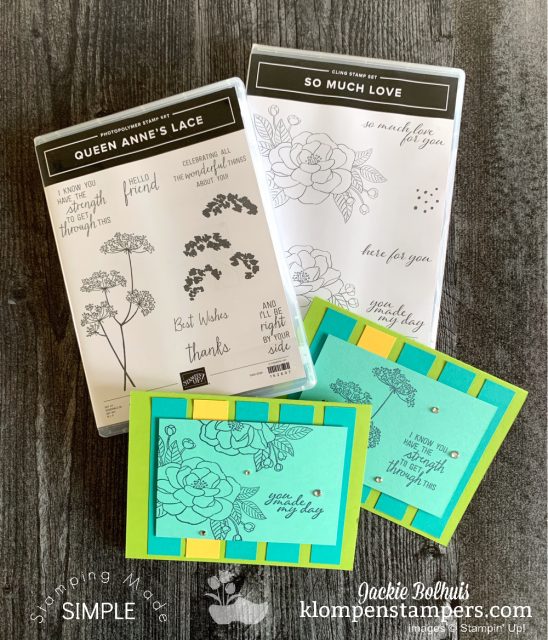 Get 2 stamp sets for free when you join Stampin' Up! Klompen Stampers team.