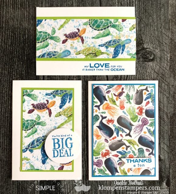 Designer series paper or scrapbook paper make these gift giving note card quick to make.
